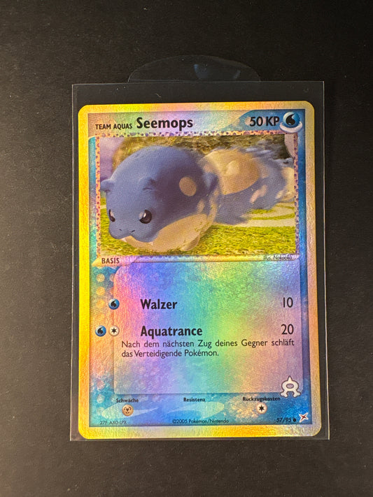Pokémon Team Magma vs Team Aqua Seemops Reverse NM 57/95