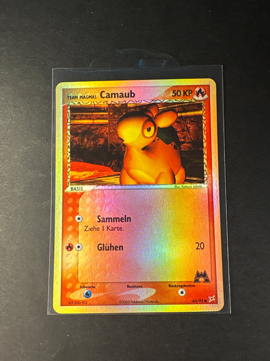 Pokémon Team Magma vs Team Aqua Camaub Reverse NM 64/95