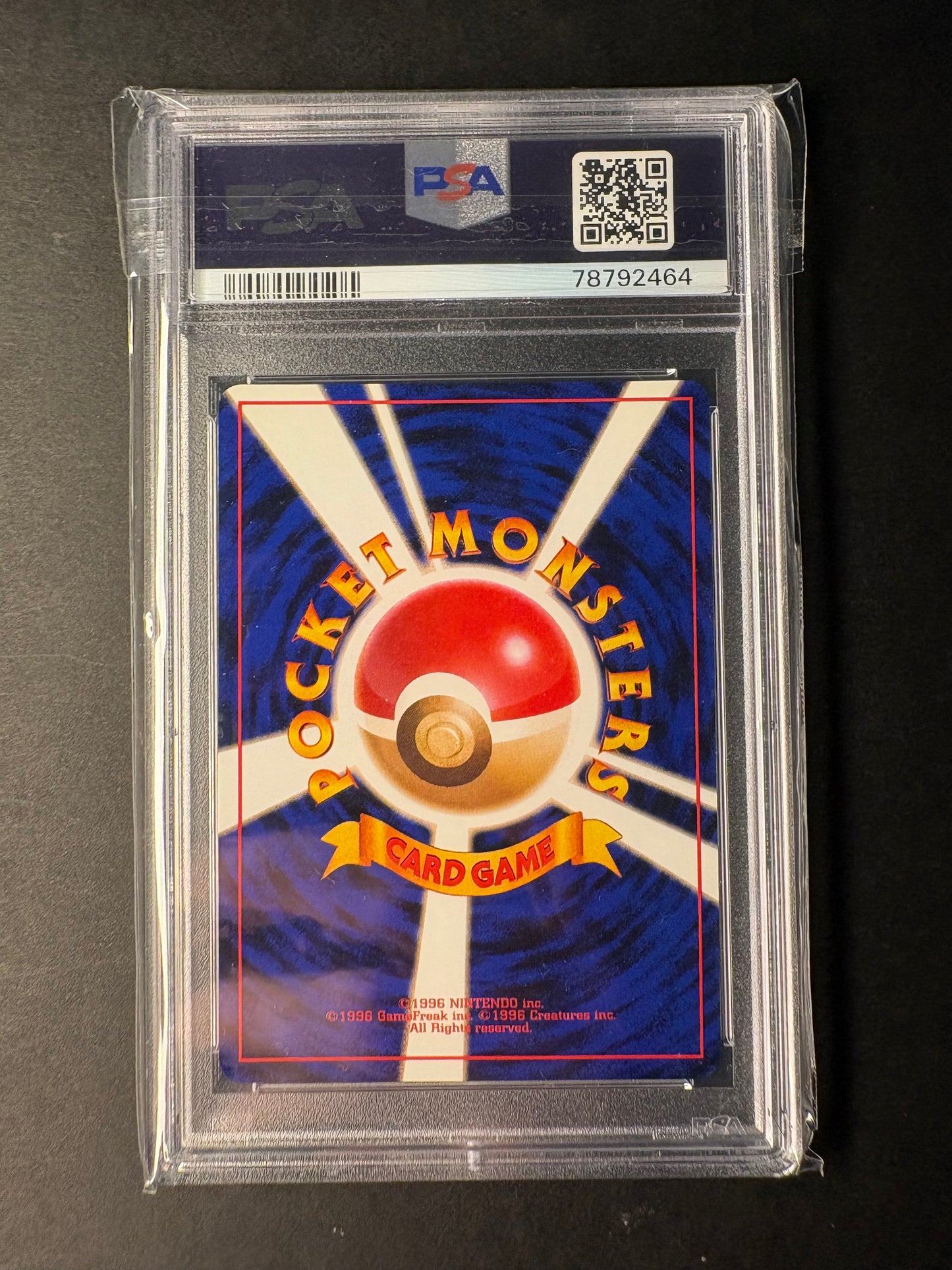 Pokémon Turtok CD Promo No.009 psa 9 Japanisch 1999
