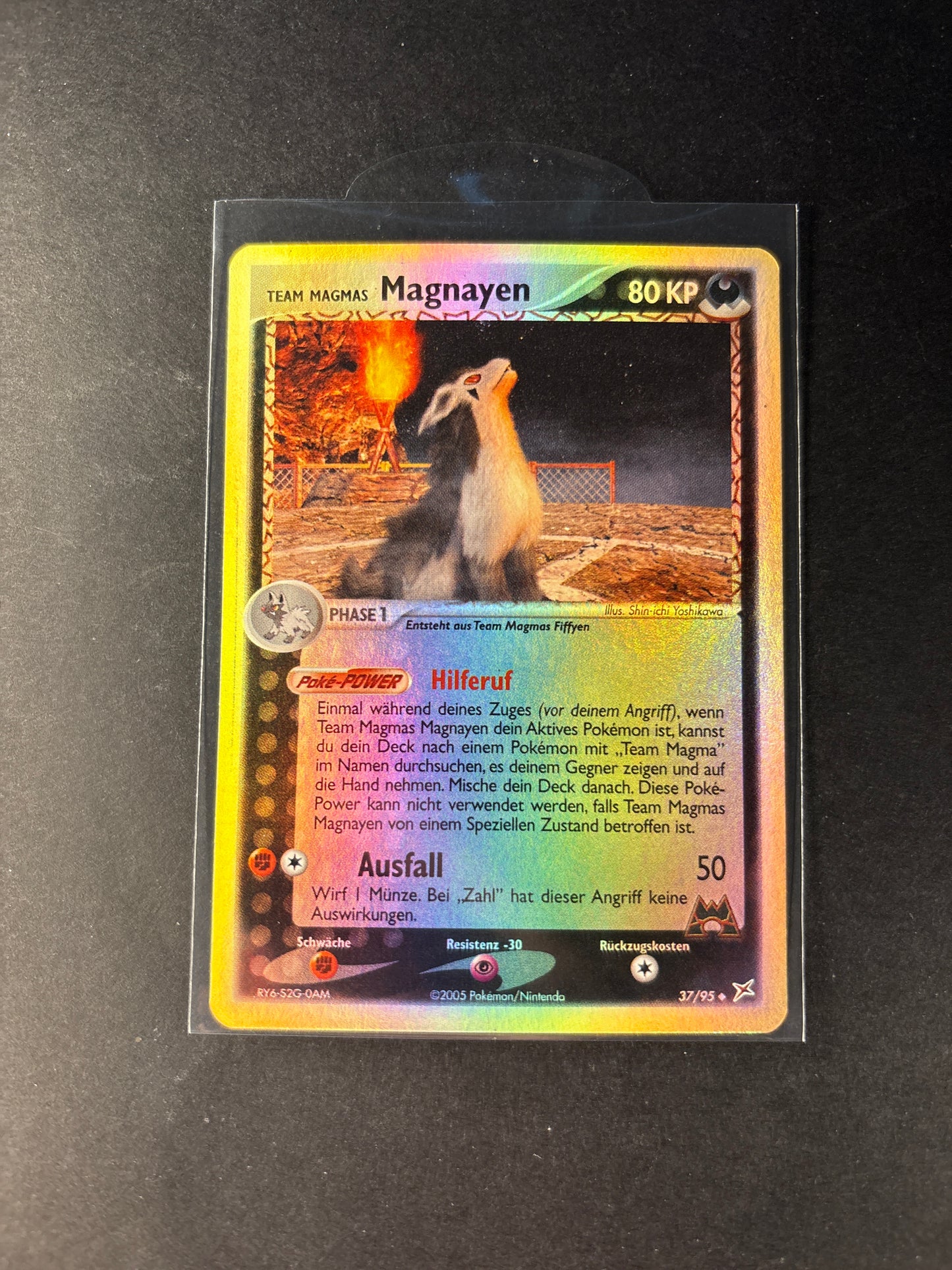 Pokémon Team Magma vs Team Aqua Magnayen Reverse NM 37/95