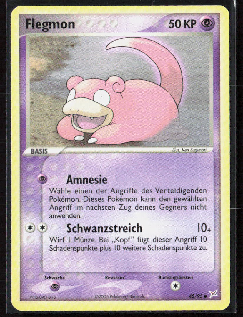 Pokemon Flegmon 45 Psycho 2004 EX Team Magma vs Team Aqua NM