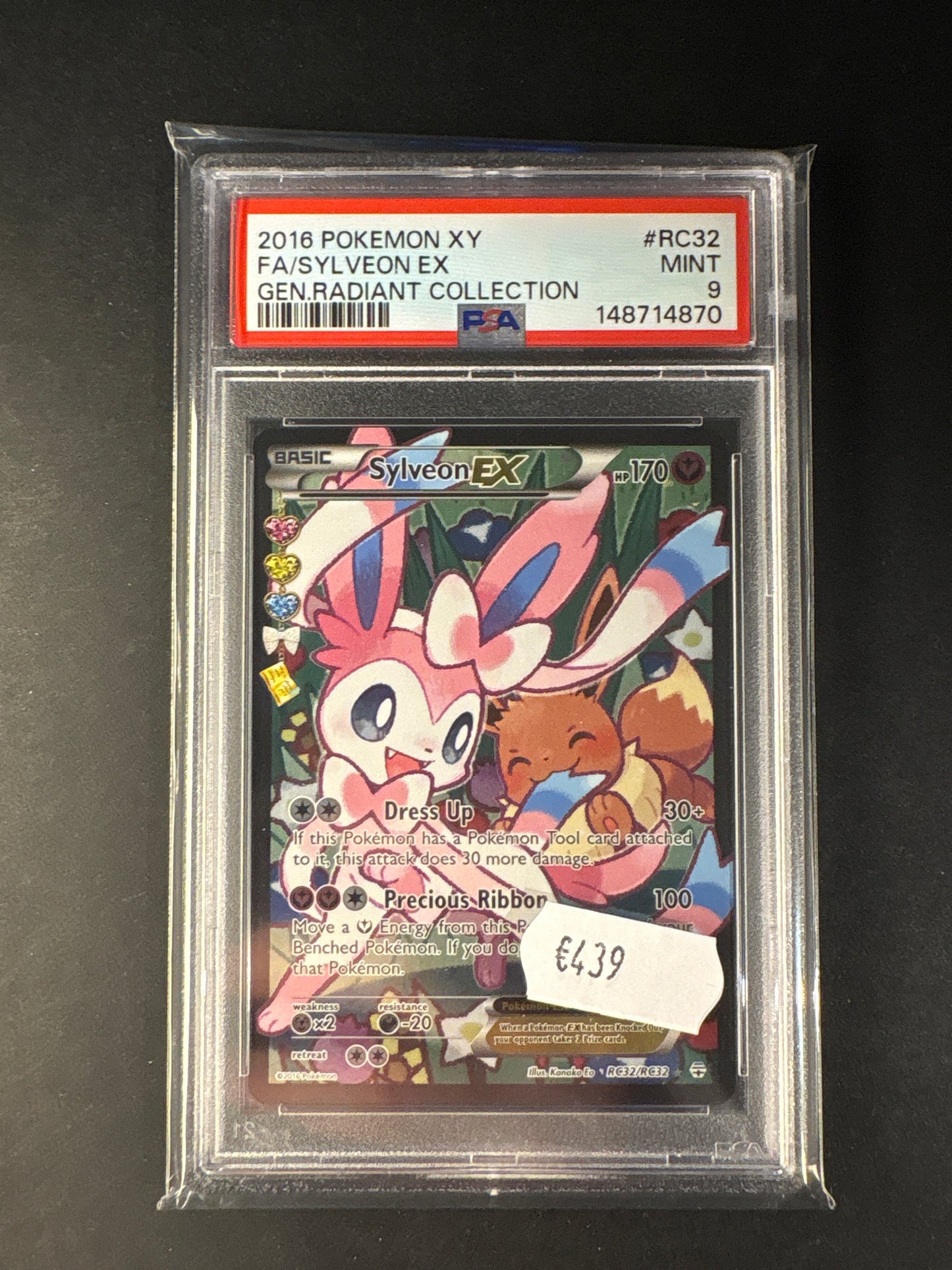 Pokémon Xy Generations Sylveon Ex psa 9 RC32/RC32