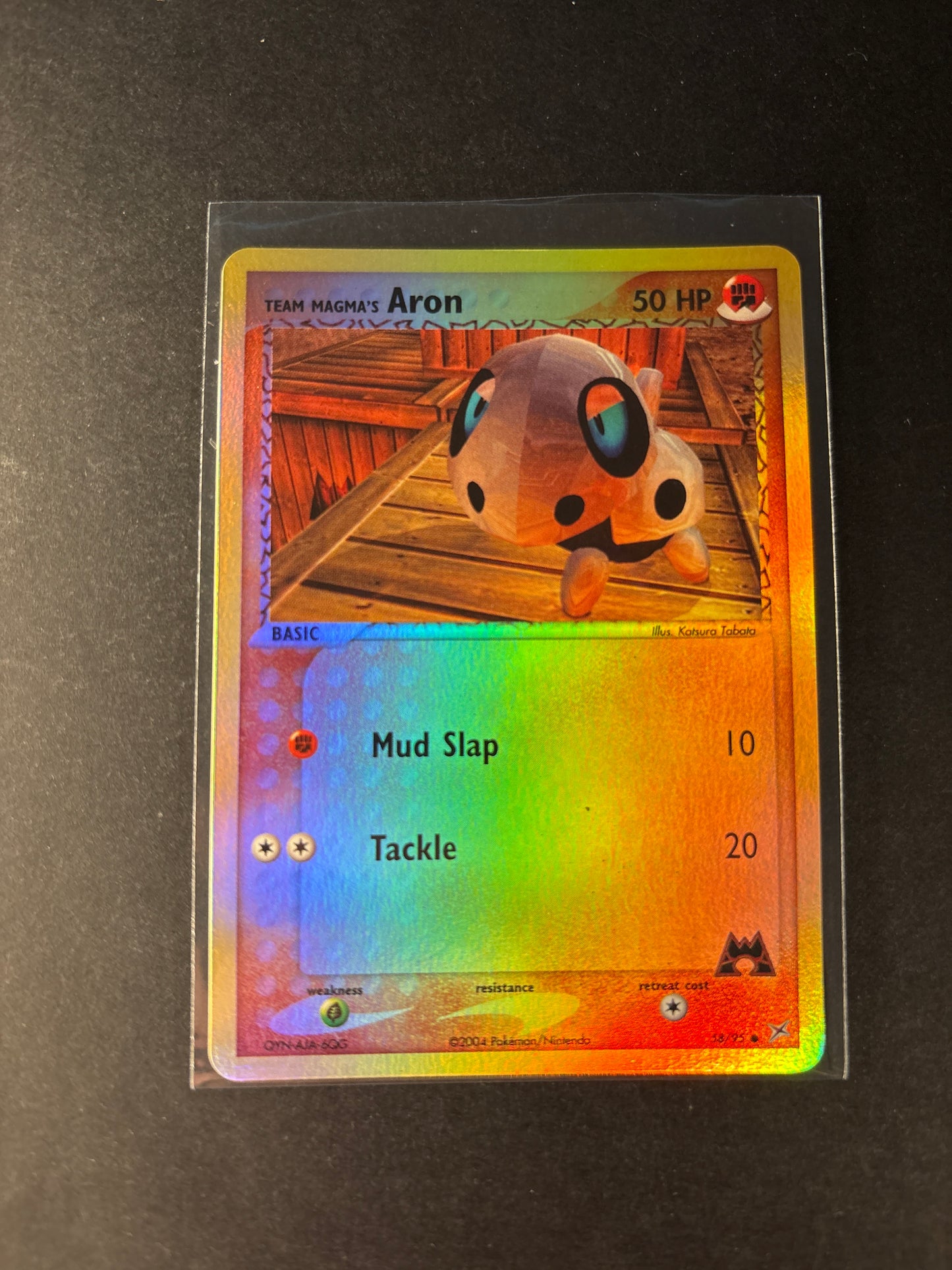 Pokémon Team Magma vs Team Aqua Aron Reverse Exc 58/95