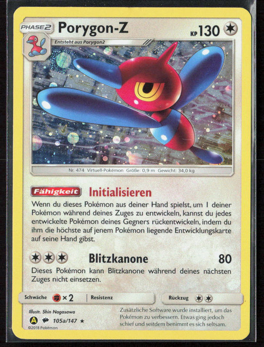 Pokemon TCG Porygon-Z 105a/147 NM DEUTSCH PROMO