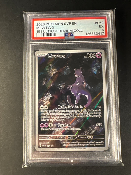 Pokémon black Star promo 151 Mewtwo Svp 052 psa 5
