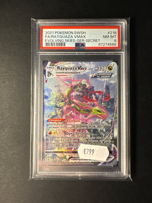 Pokémon Drachenwandel 218/203 Rayquaza Vmax psa 8
