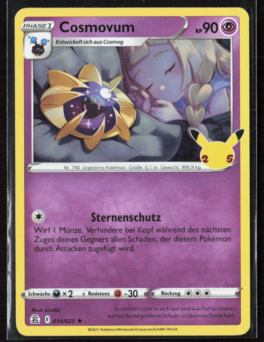 Pokemon Cosmovum 14 Psycho 2021 Holo Celebrations NM