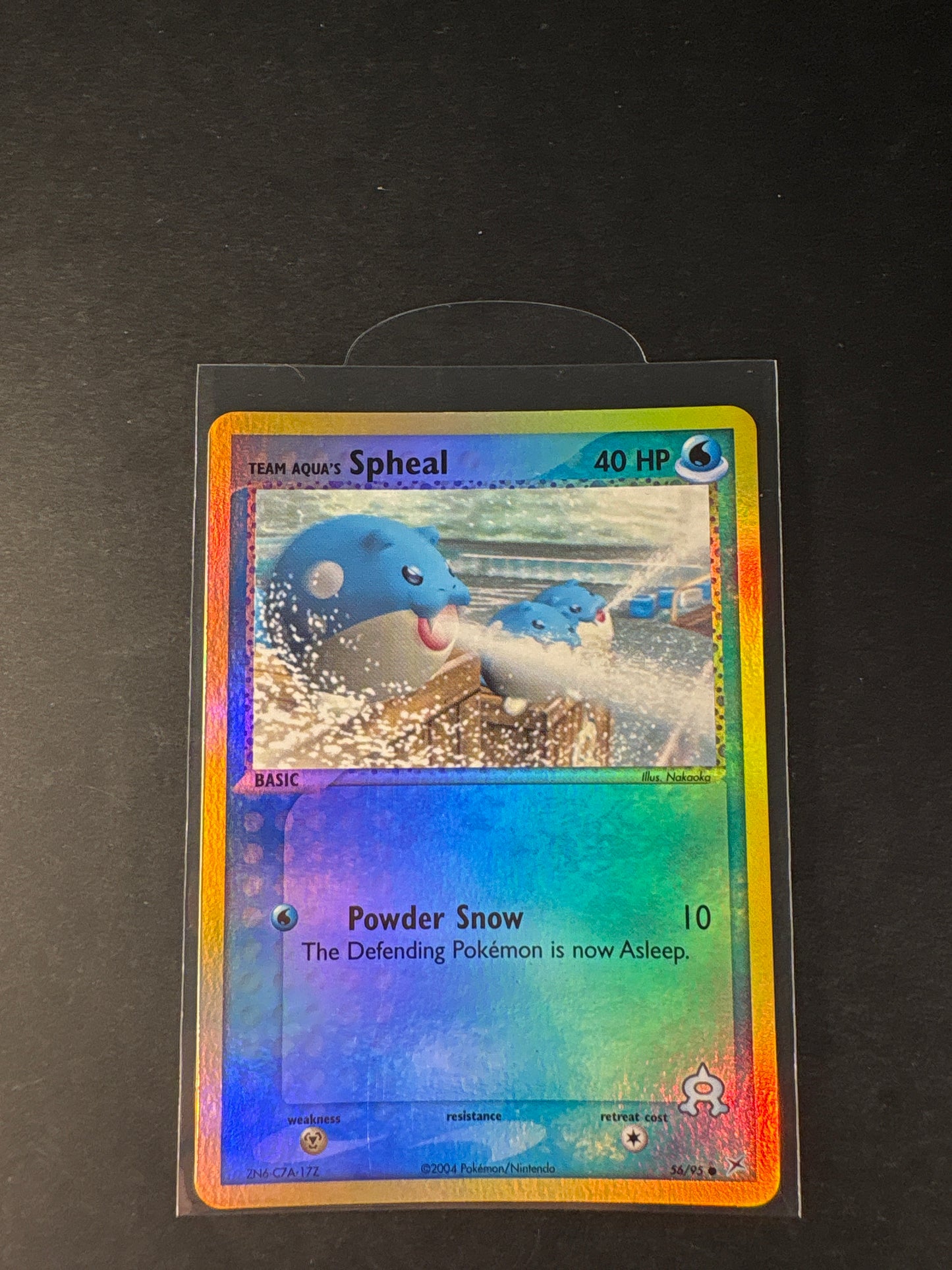 Pokémon Team Magma vs Team Aqua Spheal Reverse NM 56/95