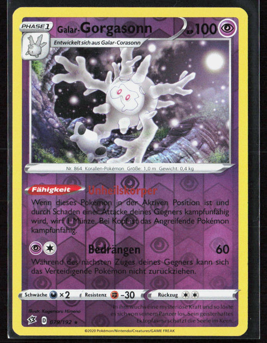 Pokemon TCG Galar-Gorgasonn 078/192 Reverse Holo Clash der Rebellen NM