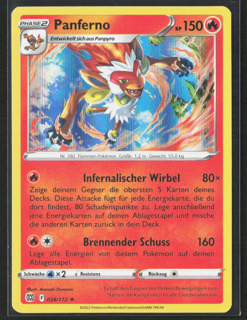 Pokemon TCG Panferno 20 Feuer 2016 Holo Dampfkessel NM
