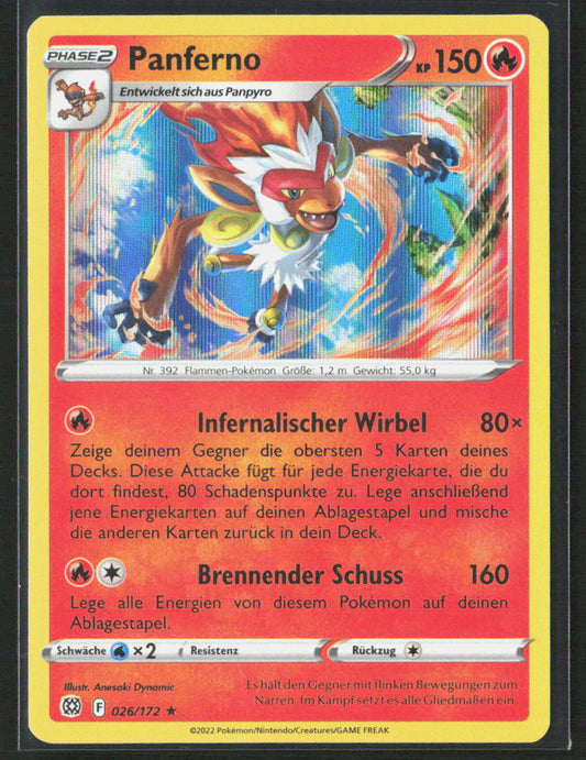 Pokemon TCG Panferno 20 Feuer 2016 Holo Dampfkessel NM