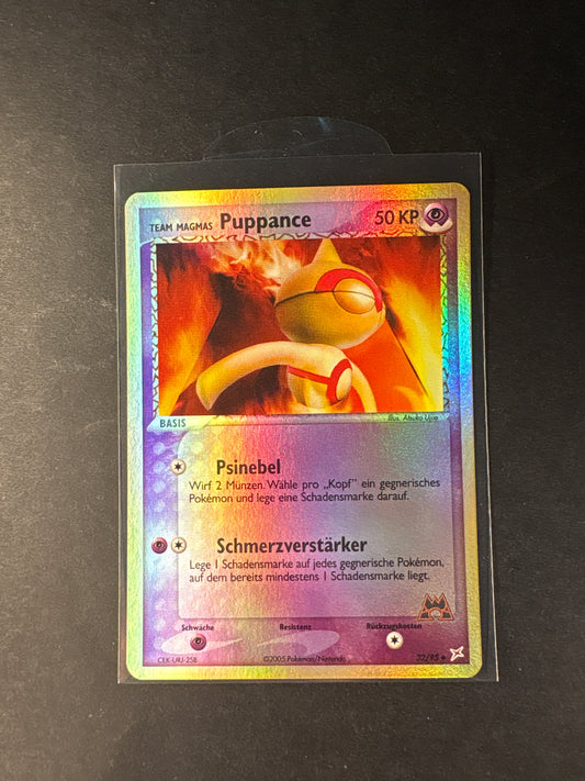 Pokémon Team Magma vs Team Aqua Puppance Reverse NM 32/95