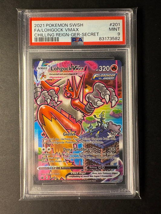 Pokémon Lohgock PSA 9 Schaurige Herrschaft deutsch