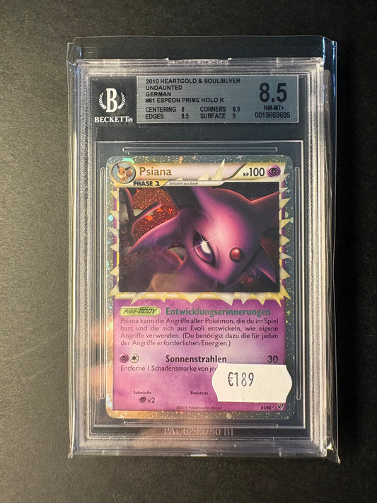 Psiana Prime BGS 8.5 81/90 Heart Gold Soul Silver