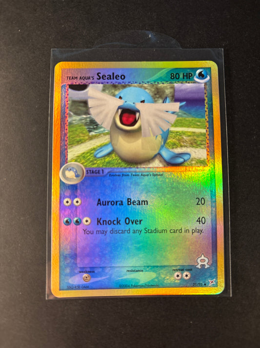 Pokémon Team Magma vs Team Aqua Sealeo Reverse NM 31/95