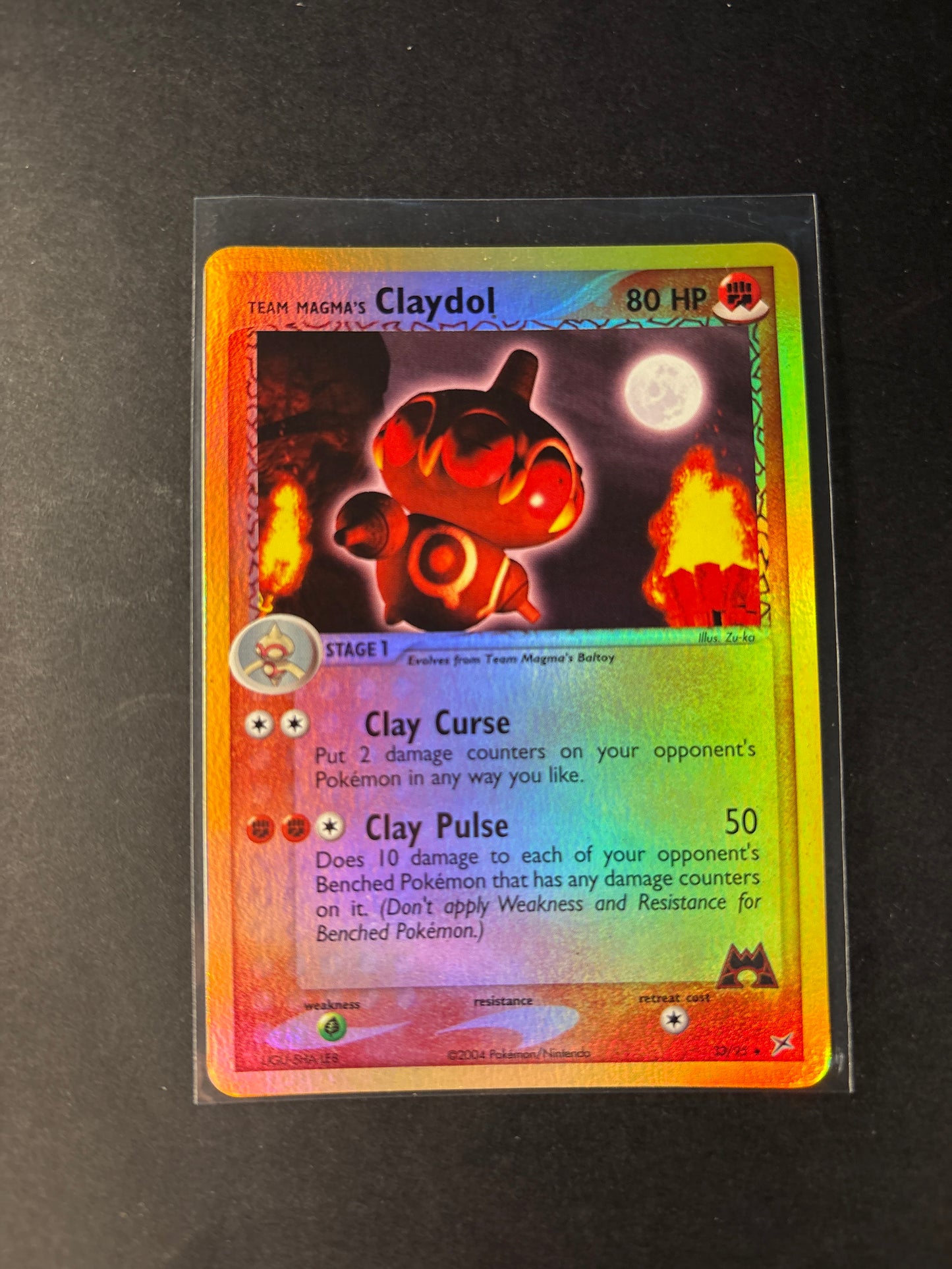 Pokémon Team Magma vs Team Aqua Claydol Reverse NM 33/95
