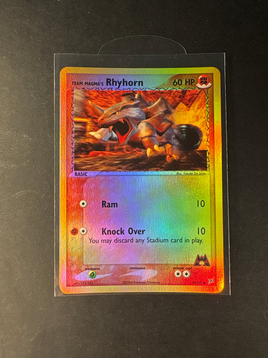 Pokémon Team Magma vs Team Aqua Rhyhorn Reverse NM 68/95