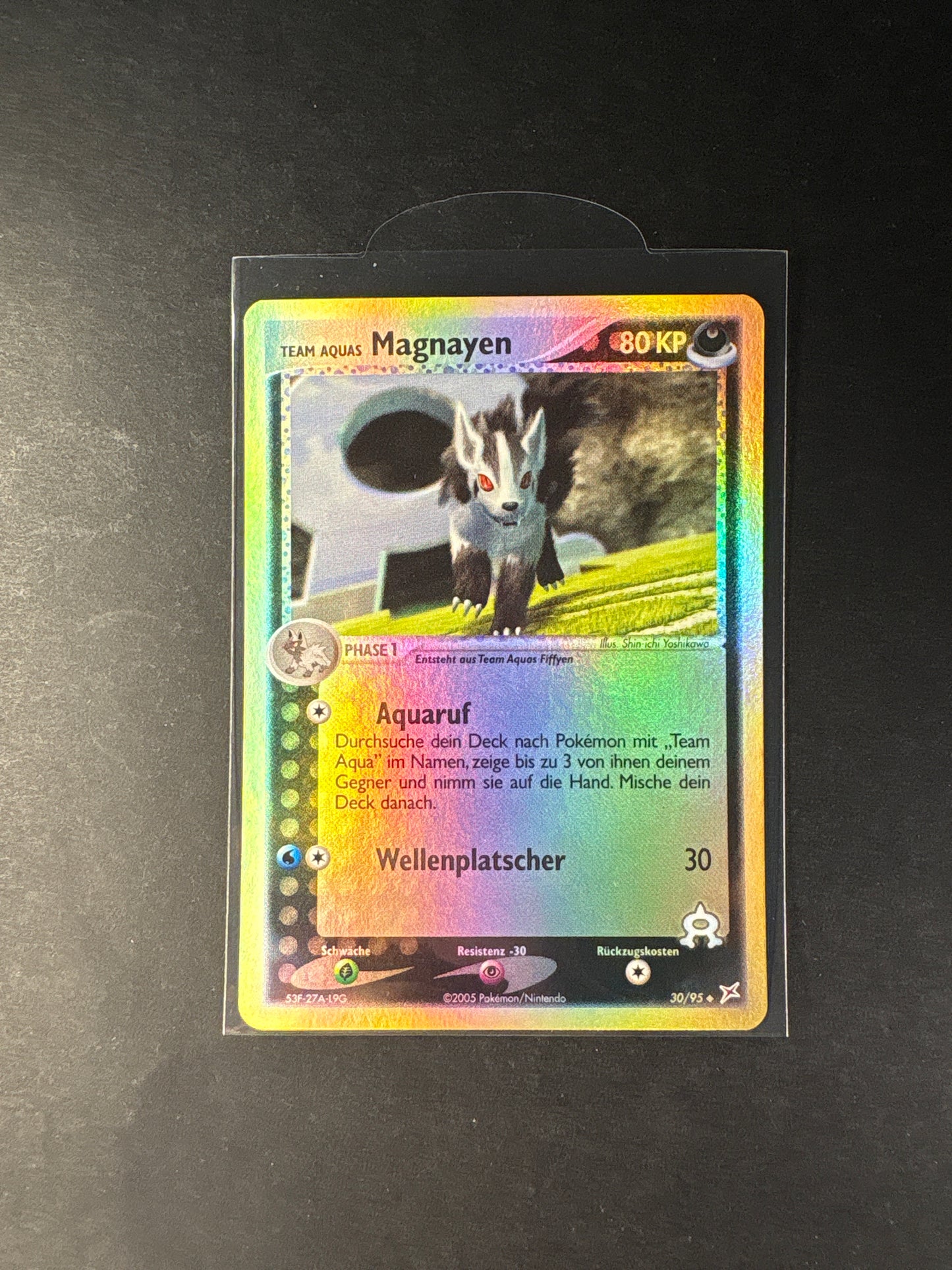 Pokémon Team Magma vs Team Aqua Magnayen Reverse NM 30/95