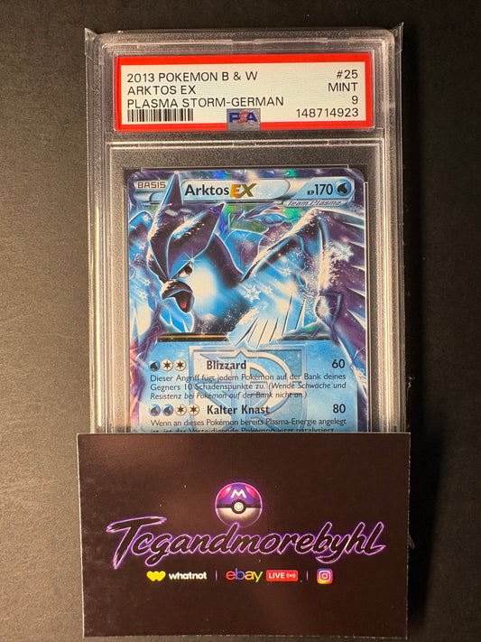 Pokémon Arktos Ex Plasma Storm deutsch psa 9