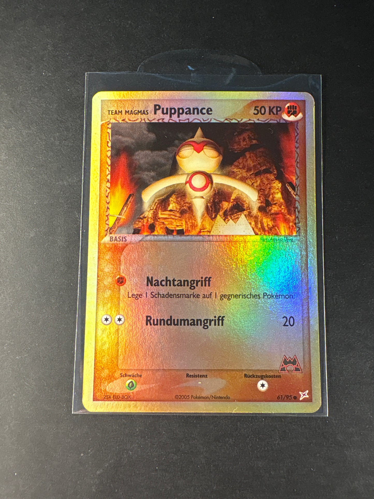 Pokémon Team Magma vs Team Aqua Puppance Reverse NM 61/95