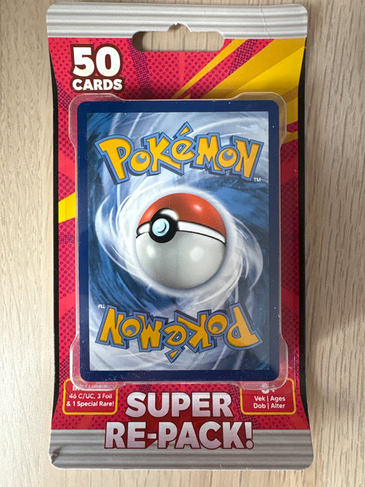 Pokémon Super Re-Pack Blister 50 Karten