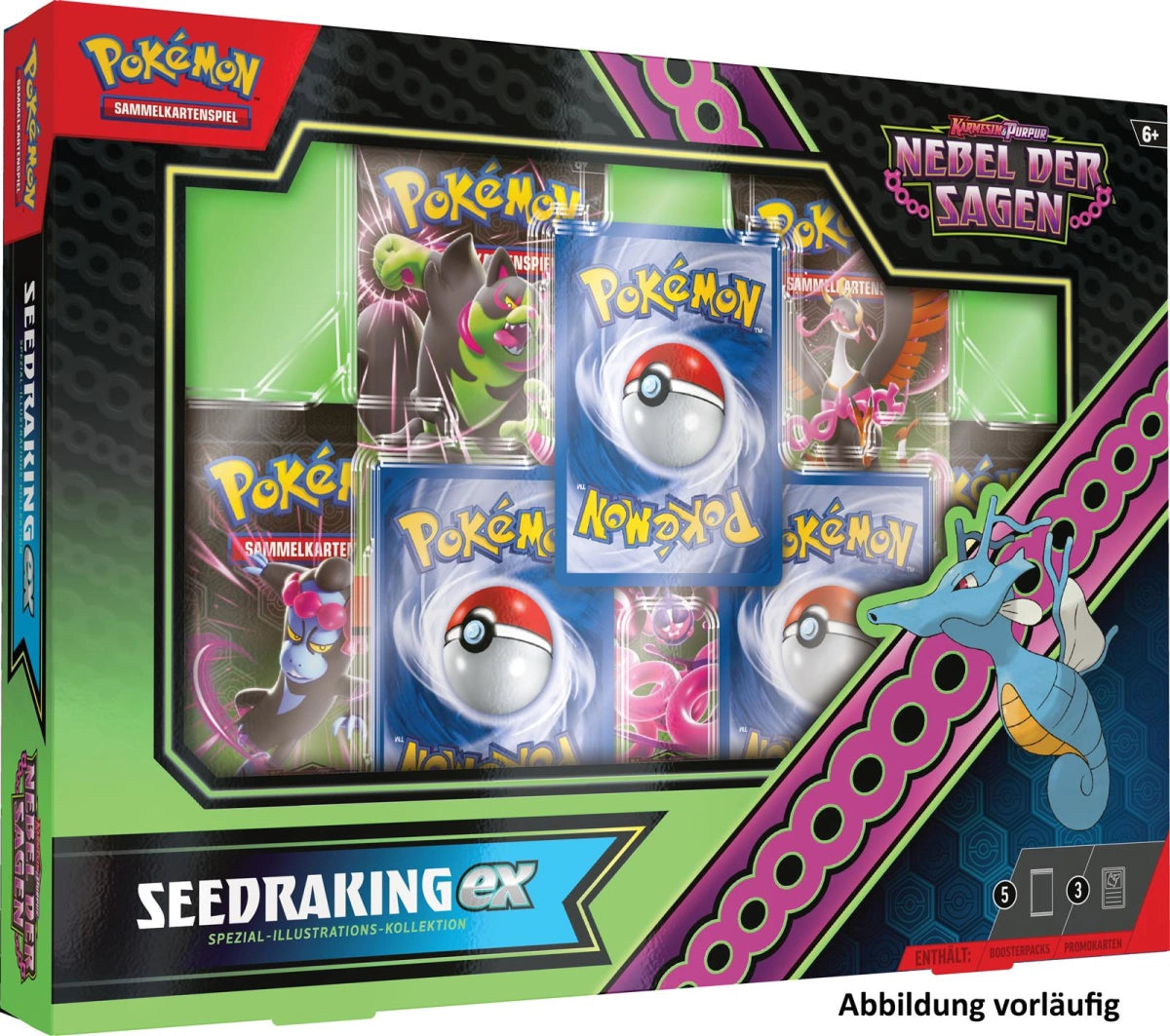 Pokemon Nebel der Sagen Spezial-Kollektion Seedraking EX DE