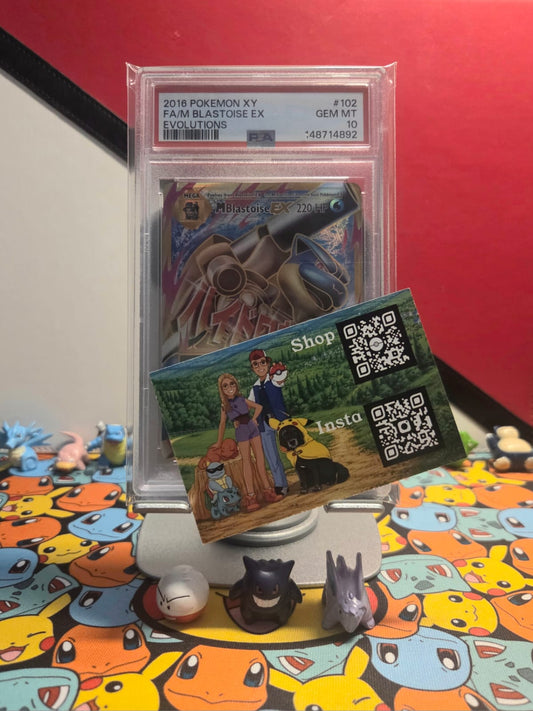 Pokémon evolutions psa 10 M Blastoise ex 102/108