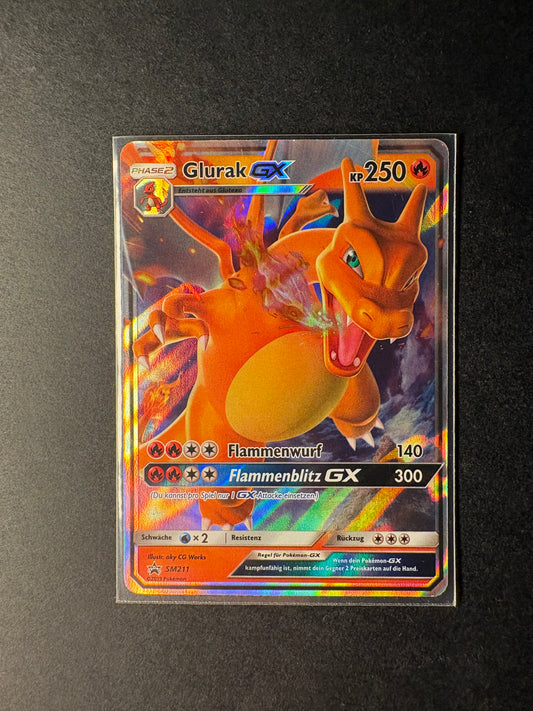 Pokémon Glurak GX SM211 Verborgenes Schicksal Nm