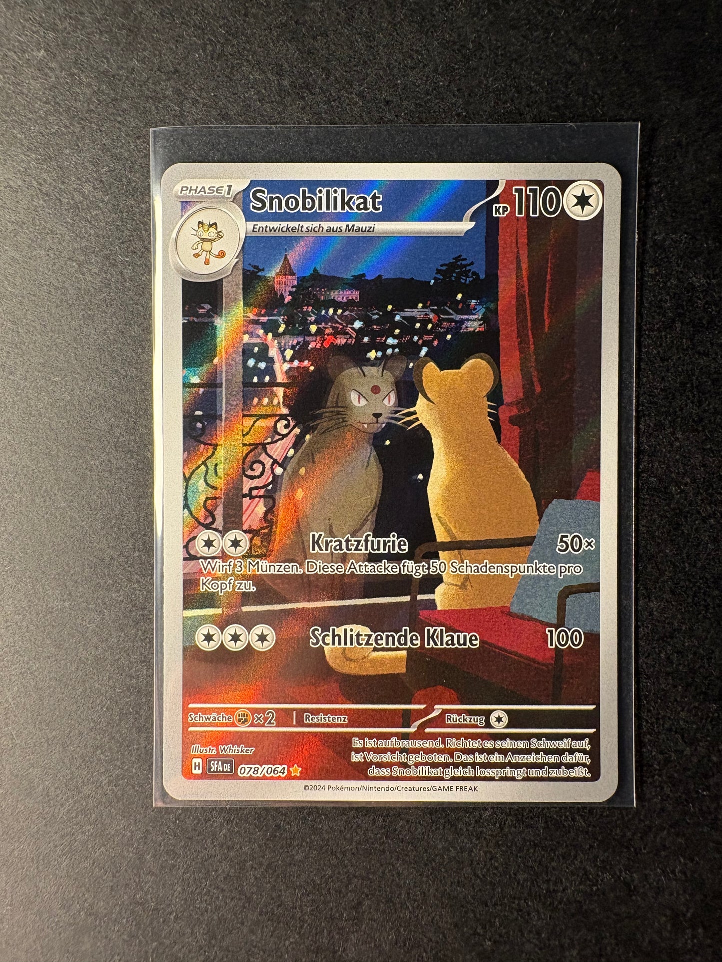 Pokémon Snobilikat 078/064 Nebel der Sagen NM