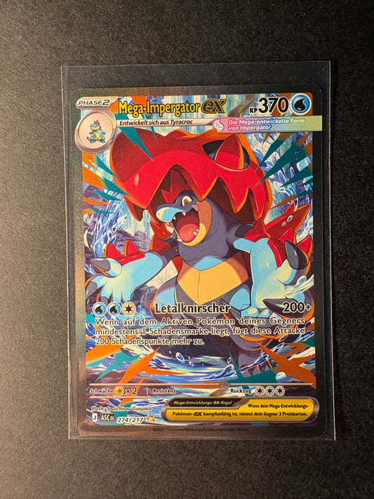Pokémon Mega Impergator Ex 274/217 NM erhabene Helden