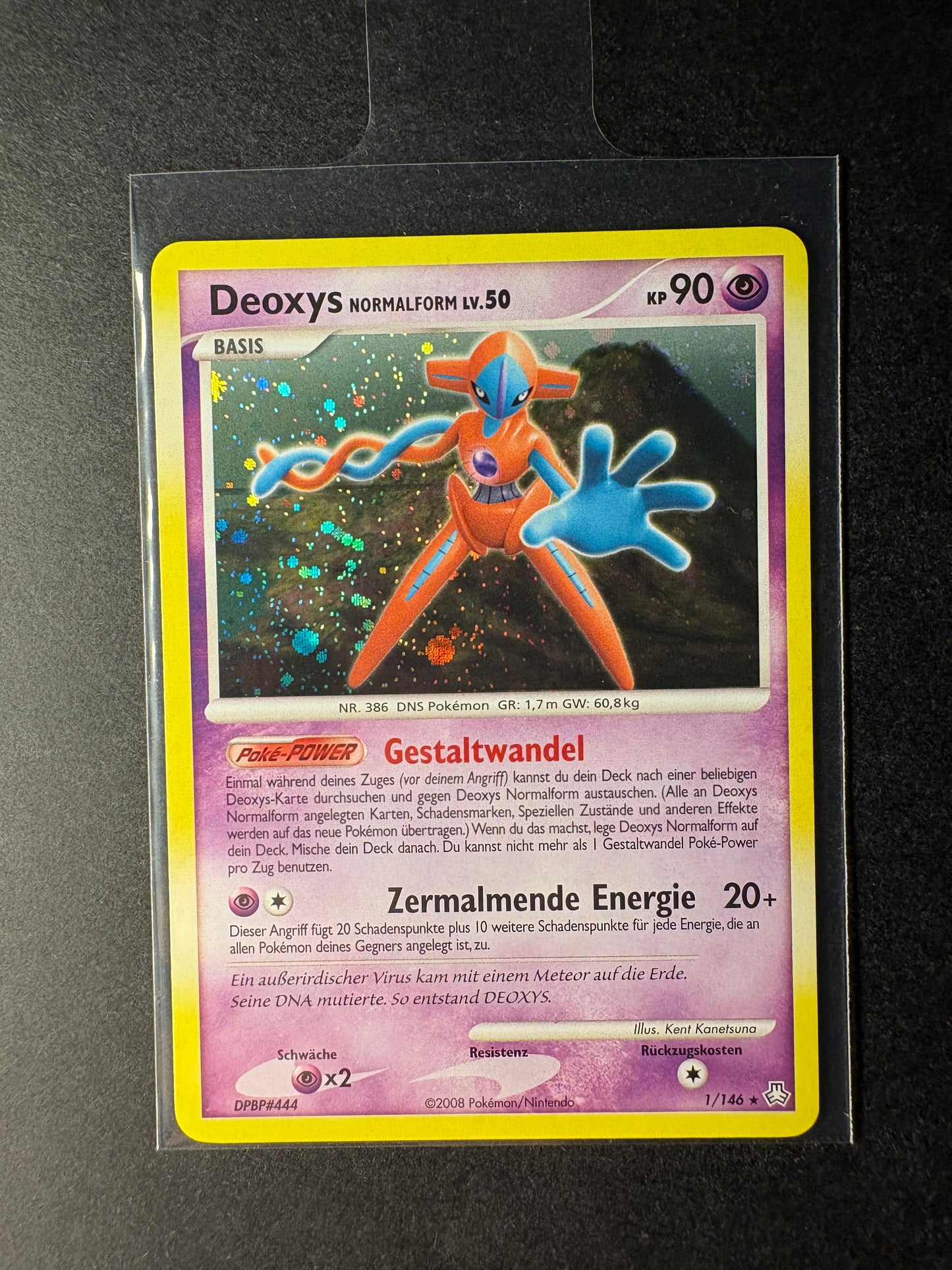 Pokémon Deoxys 1/146 NM Erwachte Legenden