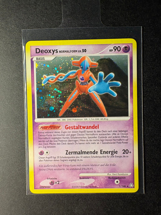 Pokémon Deoxys 1/146 NM Erwachte Legenden