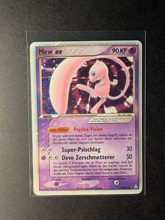 Pokémon Mew Ex 100/110 Good Deutsch Holon Phantoms