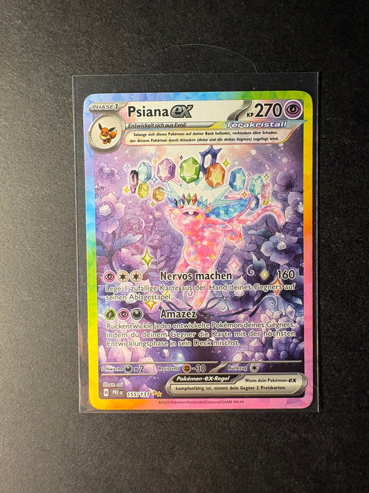 Pokémon Psiana Ex 155/131 Prismatische Entwicklungen Nm