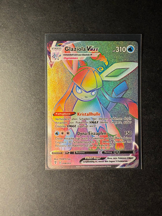 Pokémon Glaziola Vmax 208/203 Drachenwandel NM Deutsch