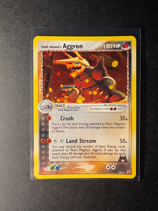Pokémon Team Magmas Aggron 7/95 NM Englisch