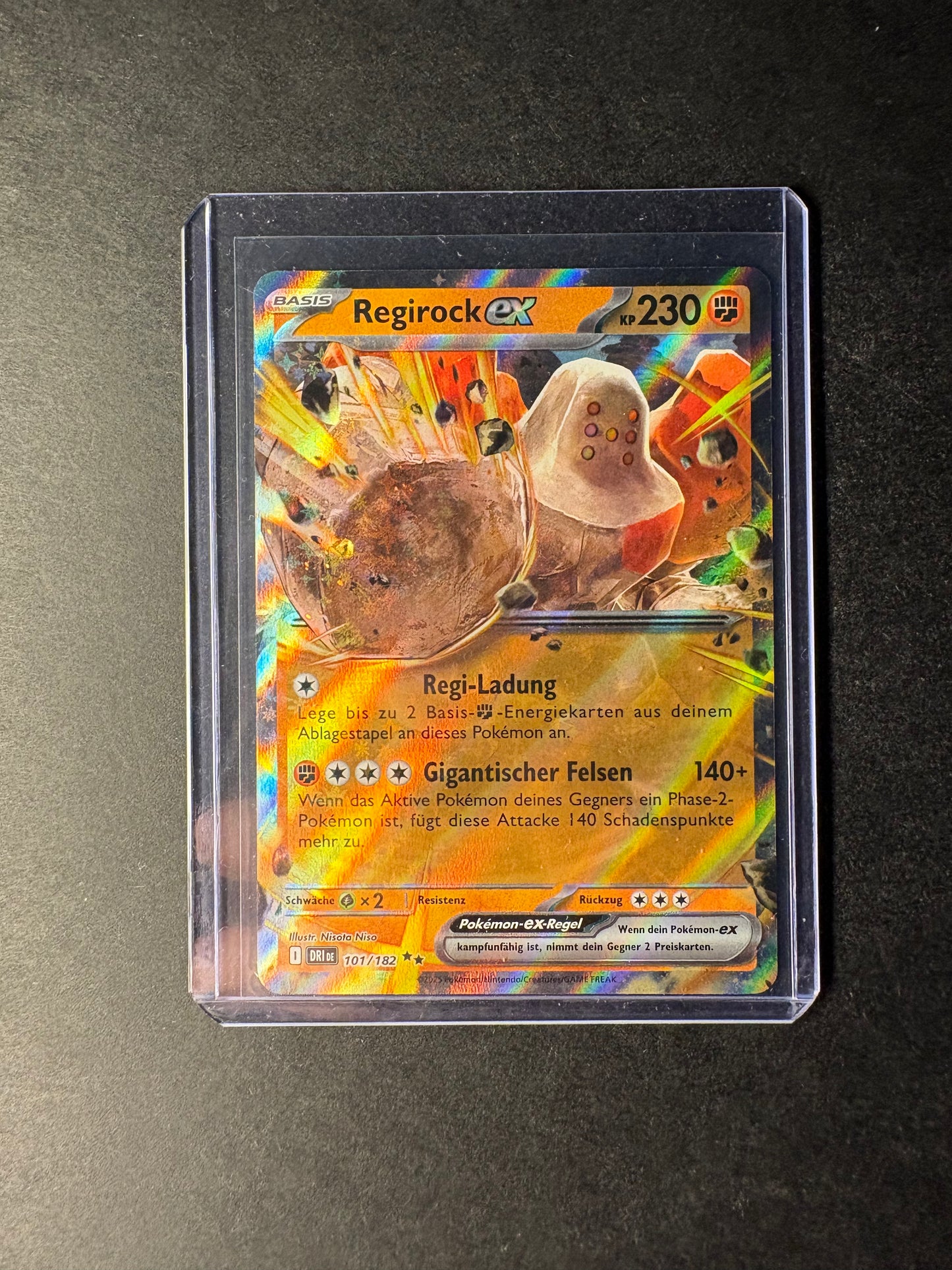 Pokémon Regirock ex 101/182 Ewige Rivalen NM