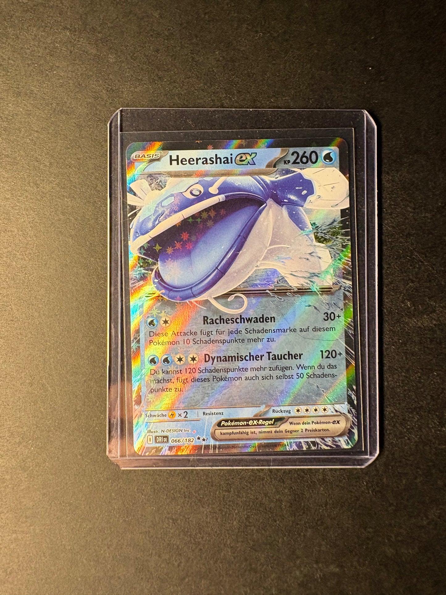 Pokémon 066/182 Heerashai ex ewige Rivalen Nm