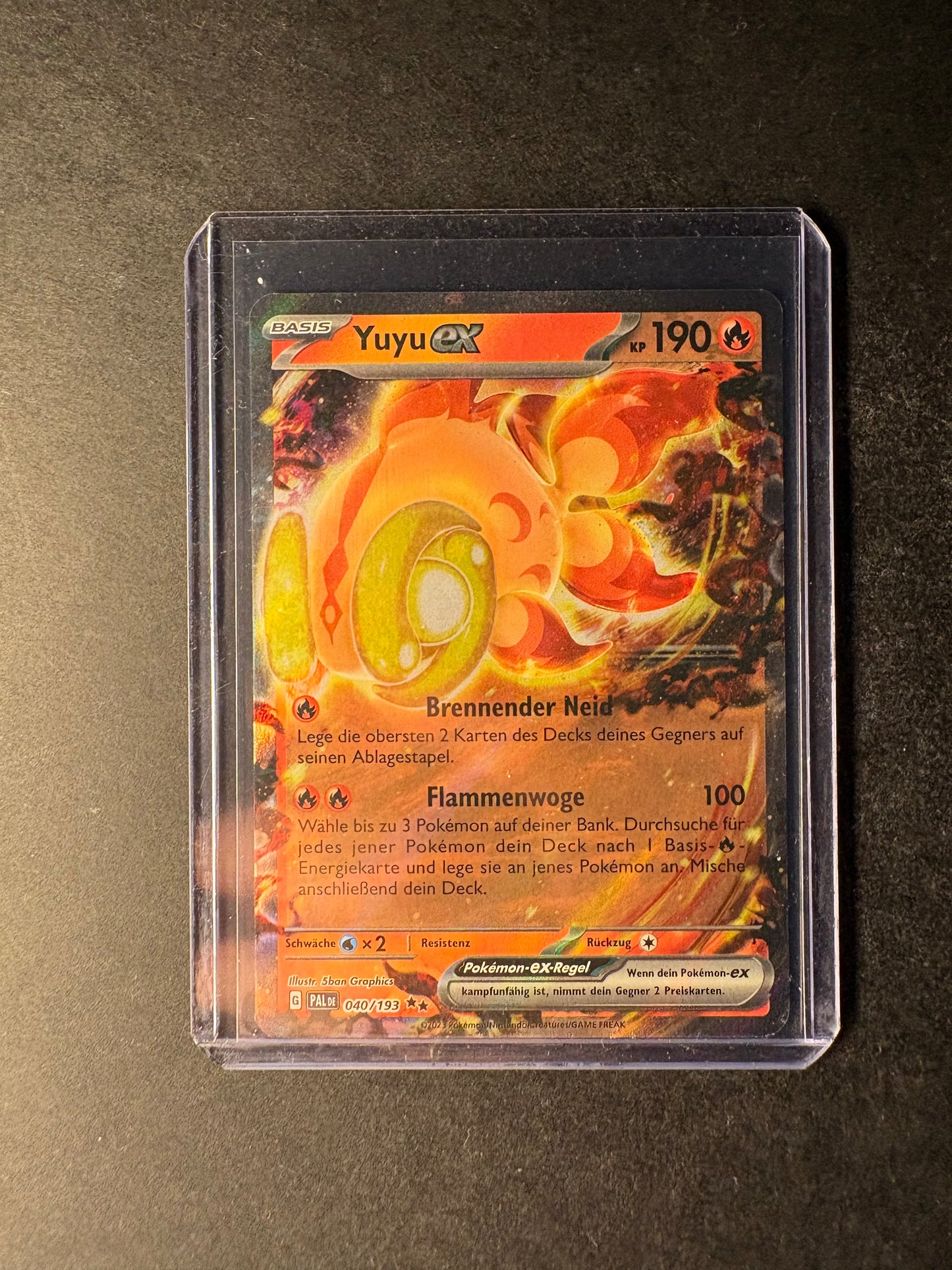 Pokémon Yuyu Ex 040/193 Entwicklungen in Paldea Nm