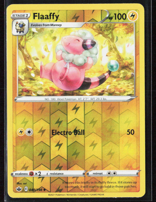 Pokemon TCG Flaaffy 048/198 Lightning 2021 Reverse Holo Chilling Reign NM